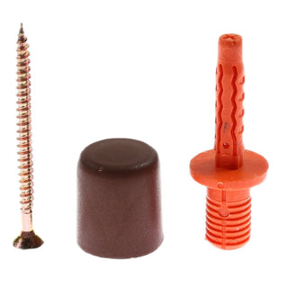 Gulvdørstopper, Easy-Fix, gummi, 25 mm