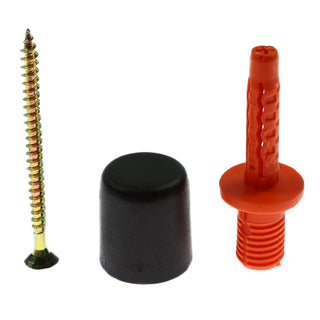 Gulvdørstopper, Easy-Fix, gummi, 25 mm