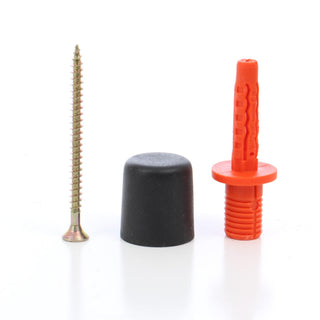 Gulvdørstopper, Easy-Fix, gummi, 25 mm