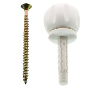 Gulvdørstopper, Easy-Fix, gummi, 30 mm