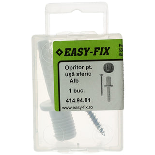 Gulvdørstopper, Easy-Fix, gummi, 30 mm