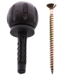 Gulvdørstopper, Easy-Fix, gummi, 30 mm