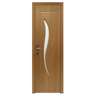 Indvendig dør i træ med glas, Super Door F03-68-Q, venstre/højre-hængt, 68×203 cm