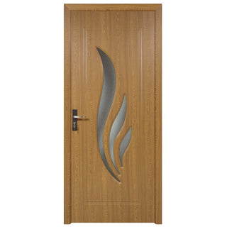Indvendig dør i træ med glas, Super Door F03-88-Q, venstre/højre, 88×203 cm