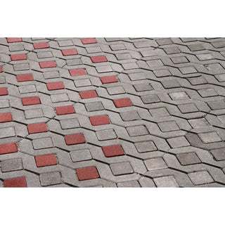 Græsarmeringsflise 1 – Elis Pavaje, grå cement 400x400x80 mm | Sælges pr. stk. (1 stk = 0,16 m²)