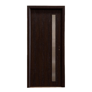 Indvendig cellekernedør med glas, R80, venstrehængt, Gol II, 202×66×4 cm med karm