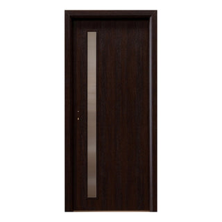 Indvendig cellekernedør med glas, R80, højrehængt, Gol II, 202×86×4 cm med karm