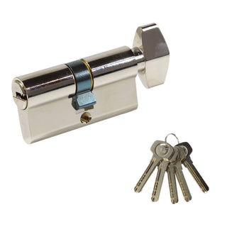 Sikkerhedscylinder Standard Urbis A 01 CAN K, forniklet, 5 nøgler, 30×30 mm