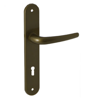 Dørgreb med langskilt til indvendig dør, Verofer Arad, til nøgle, aluminium, 90 mm