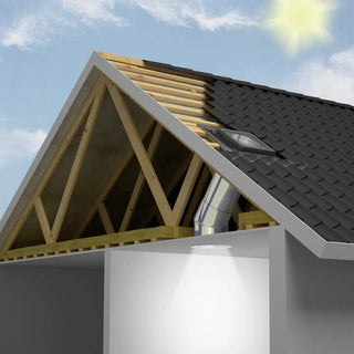 Velux TWR OK14 Soltunel til Skråt Tag – Rigid, 35 cm – 90-170 cm