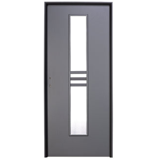 Indvendig hulkernedør med glas, R80, højrehængt, Gol II, 202×76×4 cm med karm