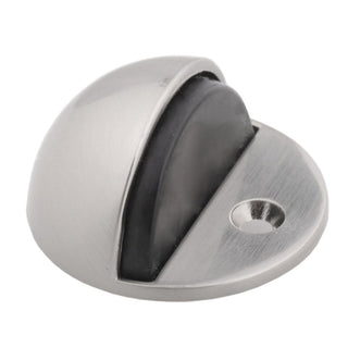 Gulvdørstopper, Stop01, zamak, satinnikkel, 45 mm