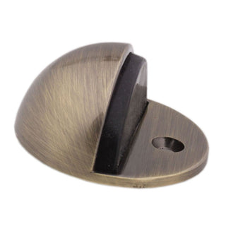 Gulvdørstopper, Stop01, zamak, antik, 45 mm