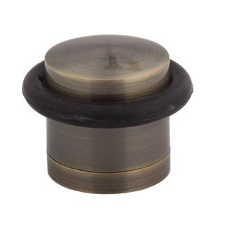 Gulvdørstopper, Stop02, zamak, antik, 40 mm