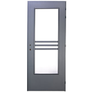 Cellulardør til indvendig brug med glas, R80, venstre, Gol D3, 202 × 86 × 4 cm med karm