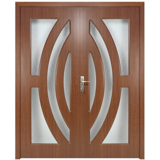 Indvendig dobbeltdør i træ med glas, SuperDoor F11-160-S, venstre/højre, 160 × 203 cm