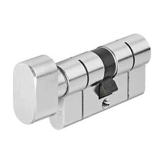 Sikkerhedscylinder KD6 101359 Abus, forniklet, med knop, 5 nøgler, 30 × 40 mm