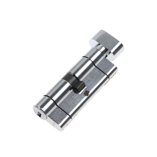 Sikkerhedscylinder KD6 97232 Abus, forniklet, med knop, 5 nøgler, 40 × 40 mm