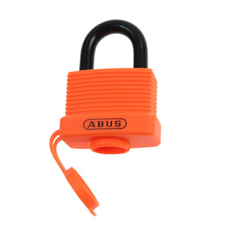 Hængelås i aluminium 717AL/45, orange, 45 mm