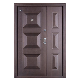 Indvendig dobbelt metaldør BestImp B75GD, venstre/højre, 140×202 cm