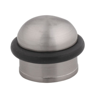Dørstopper til gulv, Stop03, zamak, satinnikkel, 33 mm