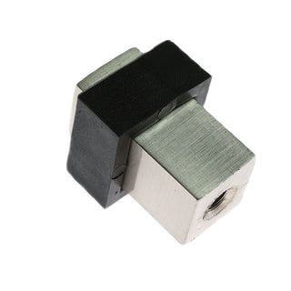 Dørstopper til gulv, Stop07, zamak, satinnikkel, 35×25 mm