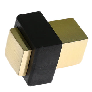 Dørstopper til gulv, Stop07, poleret zamak, 35×25 mm