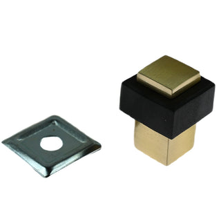 Dørstopper til gulv, Stop07, poleret zamak, 35×25 mm