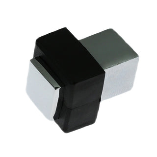 Dørstopper til gulv, Stop07, poleret zamak, 35×25 mm