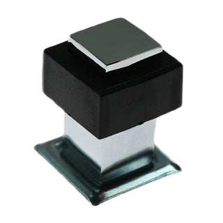Dørstopper til gulv, Stop07, poleret zamak, 35×25 mm