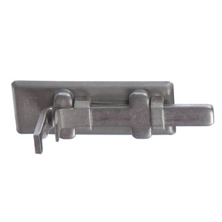 Overfalsslå til hængelås, sølv, 63 × 23 mm