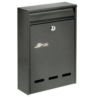 Postkasse Burg Wachter Pocket 5871 E, til inde og ude, stålplade, 21,5 × 31,5 × 7,5 cm