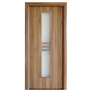 Indvendig cellekernedør med glas, R80, venstrehængt, Gol II, 86×202 cm