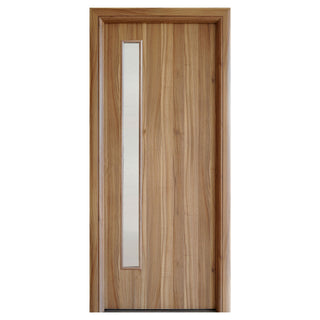 Indvendig cellekernedør med glas, R80, venstrehængt, Gol II, 86×202 cm