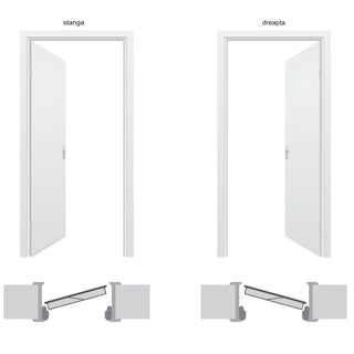 Indvendig metaldør BestImp L05, venstre, 88 × 202 cm