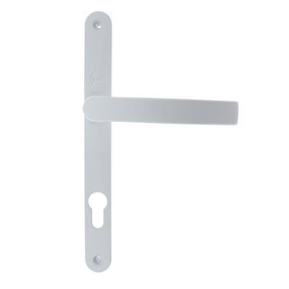 Dørgreb til PVC-dør, med skilt, 35 A023 85 2P 5001, til cylinder, metal, 85 mm