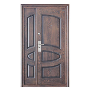 Indgangsdør i metal til lejlighed, dobbelt, BestImp A07D, venstre/højre, 120 × 202 cm