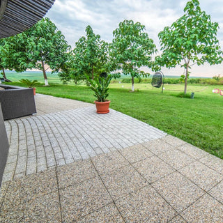 Betonflise Elis, Mosaik, type 1, kvadratisk, natur, 400 x 400 x 45 mm