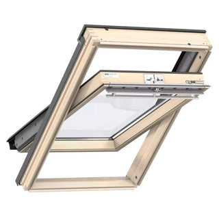 VELUX Standard GZL 1051 CK04 Vippevindue i Træ – 55 x 98 cm, Topbetjent m. Stopper