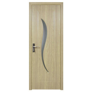 Indvendig dør i træ med glas, Super Door F03-68-P, venstre/højre, 68×203 cm