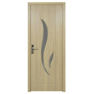 Indvendig dør i træ med glas, Super Door F03-78-P, venstre/højre, 78×203 cm