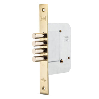 Indbygget dørlås til metaldøre, Kale K-189-4MF3, med 3 nøgler, 110×85×23 mm
