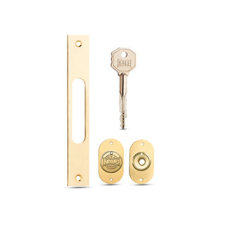 Indbygget dørlås til metaldøre, Kale K-189-4MF3, med 3 nøgler, 110×85×23 mm