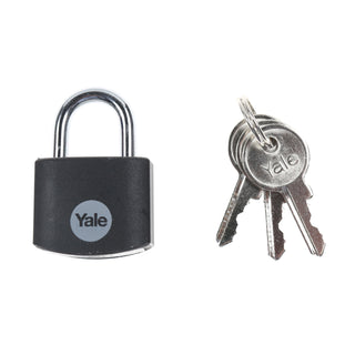 Hængelås i aluminium, Yale, 25 mm