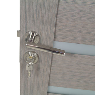 Indvendig dør i træ med glas, BestImp G3-78-G, venstre/højre, 78×203 cm