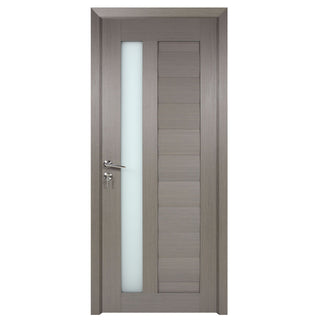 Indvendig dør i træ med glas, BestImp G4-68-G, venstre/højre, 68×203 cm