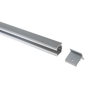 Skydesystem til indendørsdør, aluminium, 5 monteringshuller, 1,7 m, 60 kg