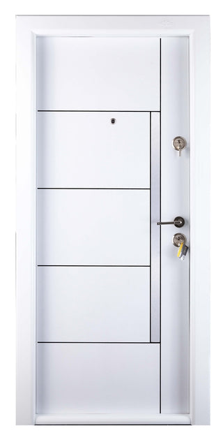 Indvendig metaldør Megadoor Prestige 1 Lux 1017, venstre, 88 × 200 cm