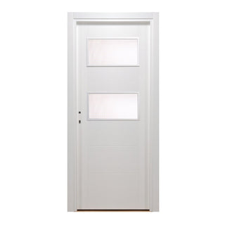 Indvendig dør med cellekerne og glas, HDF, højrehængt, Gol, 86 x 205 cm