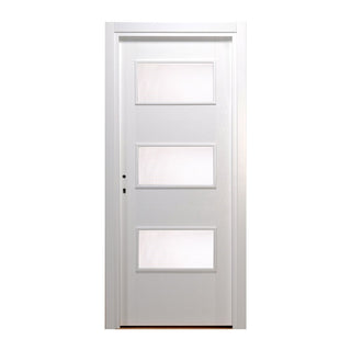 Indvendig dør med cellekerne og glas, HDF, højrehængt, Gol, 86 x 205 cm